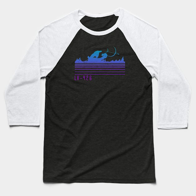 LV-426 Horizon Baseball T-Shirt by CCDesign